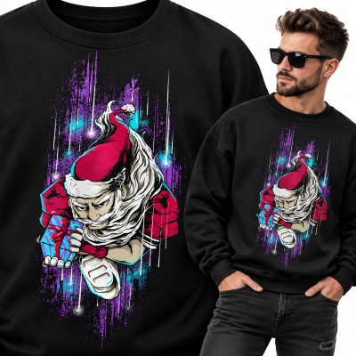 BLUZA  ŚWIĄTECZNA TOUCHDOWN SANTA